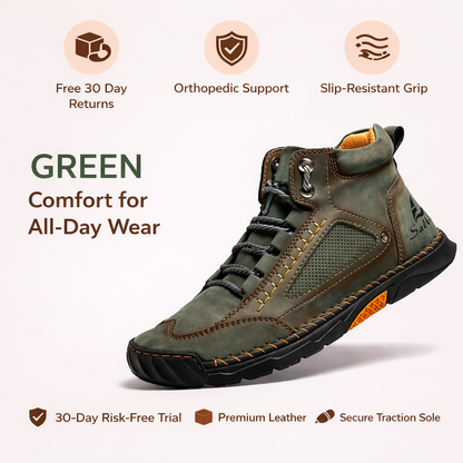 Men's Premium Comfort Leather Boots